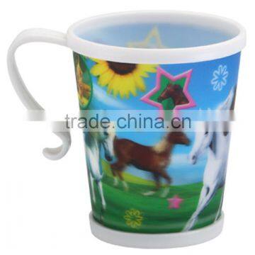 2016 newly design promotional customiced gifts kids plastic water drinking cup