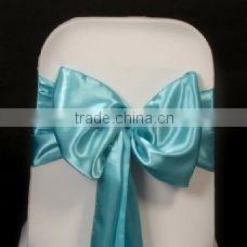 wholesale fancy Satin chair sash, chair ties, wraps for wedding banquet hotel