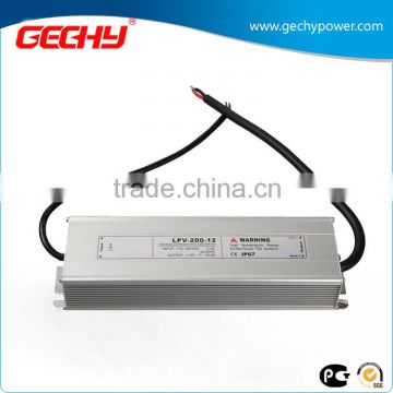 LPV-200 series 200W 12v,24v,36v,48v,IP67 AC/DC LED driver constant voltage waterproof switching power supply