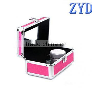 Empty aluminum cosmetic lipstick case with mirror ZYD-HZ8011