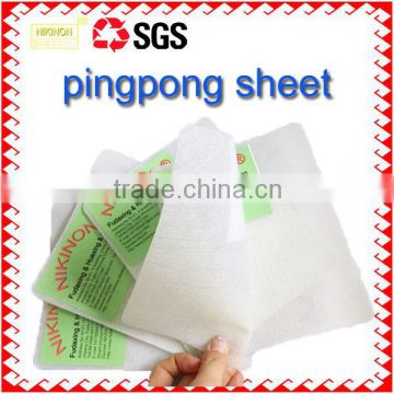 toe puff and counter Pingpong sheet with Self adhesive pvc sheet