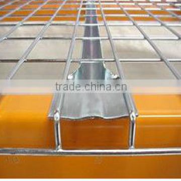 Warehouse storage steel wire mesh deck for racks