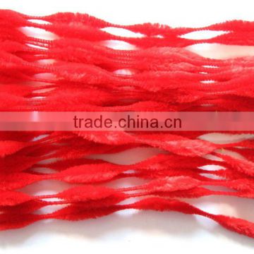 Chirstmas Decoration Red Bumpy Chenille Stems