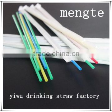 individually wrapped plastic slim drinking straw buy from China