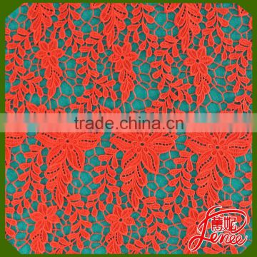 China Manufacturer High Quality Colorful Chemical Embroidery Fabric
