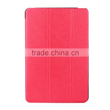 Factory Wholesale Three Folding Flip Standing Leather Case For iPad Pro