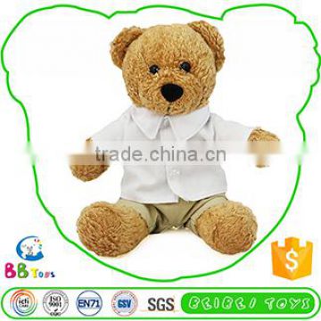 Most Popular Top Quality Customised Soft Embroidery Blank Bears