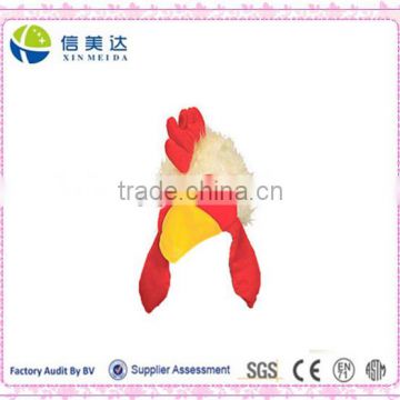 Plush Chicken Hat with Mask Party Festival mask toy