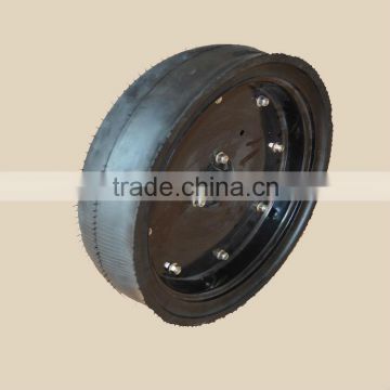 16"x4.5" wheel assembly for agricultural seeding machine