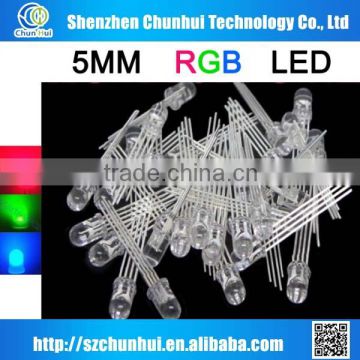 4-PIN Round 5mm RGB LED Diode with Flange