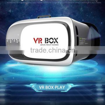 2016 Hot Selling Virtual Reality Glasses Case Plastic Google Cardboard 3D VR BOX 2.0 Adjustable 3D VR
