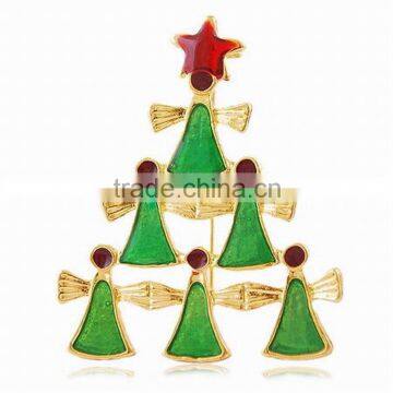 hot sale fanshion christmas cheap wholesale brooch