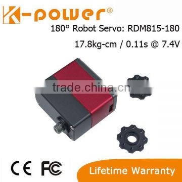 K-power RDM815-180 powerful servo motors double shaft servo 72g / 17.8kg-cm / 0.11sec @ 7.4V
