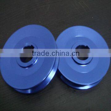 Aluminum anodized cnc turned precision flange parts