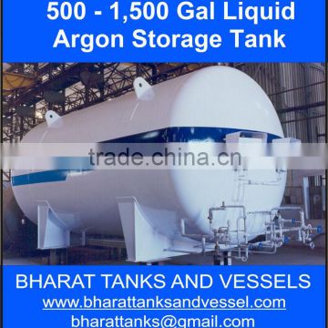 500 - 1,500 Gal Liquid Argon Storage Tank