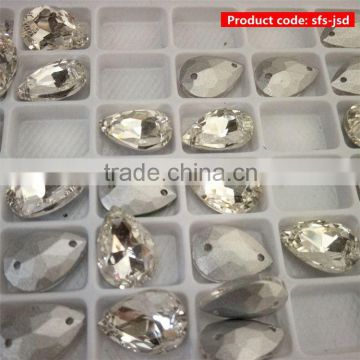 Hot Selling attractive style glass sew on stone directly sale