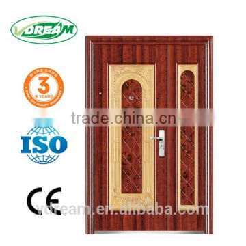 popular design of steel door for Africa, door factory with SONCAP, CE