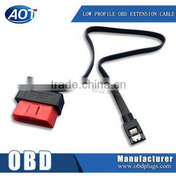 Low profile obd to SATA noodle cable obd2 test cable