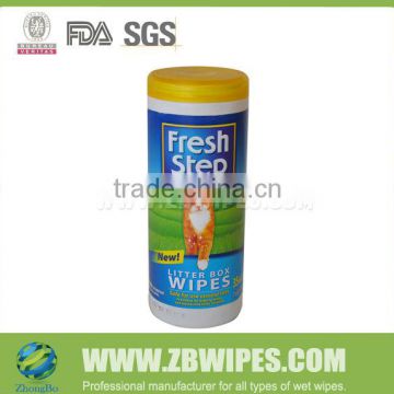 Canister Pack Fresh Scented Pet Wipes