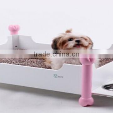 2015 comfortable bone shaped dog bed
