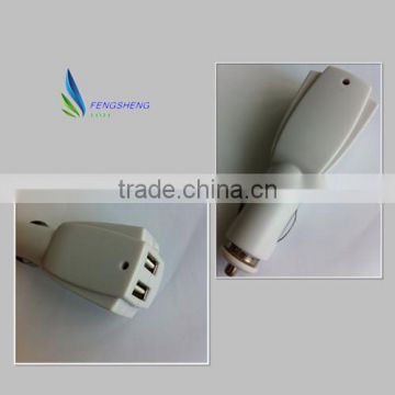 12v Dual USB car charger for mobile phone