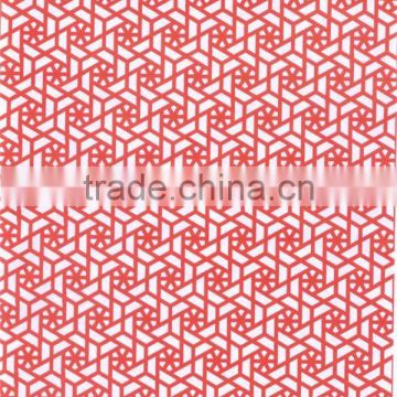 super soft geometric design printed screen stamped plush mink royal blanket