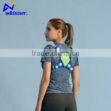 LED flashing safety designer jogging suits for women