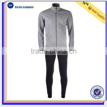 Wholesale Nylon Sport Man New Design Gray White Blue Track Suit