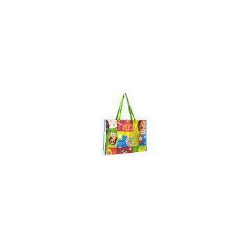 Colorful Recycled Non Woven Bag / Canvas Shopping Bag With silk screen Printing