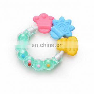 Wholesale bead shape silicone soft baby teether