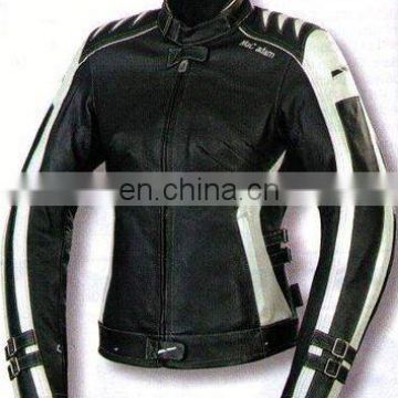 Leather Motor Bike Ladies Jacket,Leather Racing Jacket