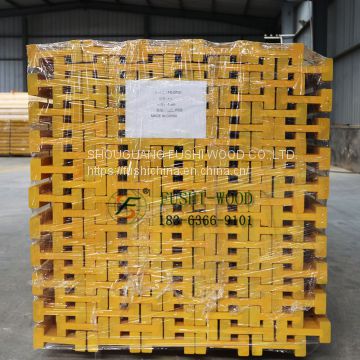 1900mm/2900mm/3900mm yellow painting H20 wood I beam for construction
