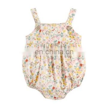 New Baby Girls Bodysuit Baby Flowers Rompers Children's One-piece Baby Girl Clothes