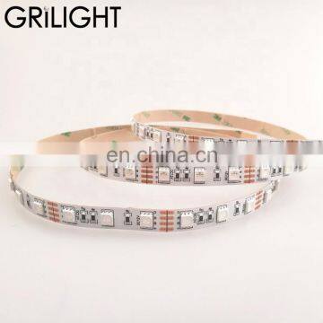 Super bright 3 chip in 1 led SMD 5050 12v 220v rgb led strip