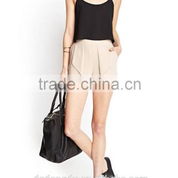 China OEM Supplier Factory Price Women Summer Beach Shorts /High Waisted Women Chiffon Mini Shorts