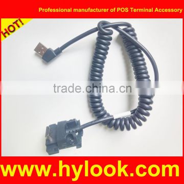 USB Sprial cable 296113773AB For Ingenico ISC250