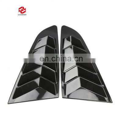 Changzhou Honghang Factory Auto Car Accessories Gloss Black Shade Guard Window Louver For Ford Mustang 2015-2019