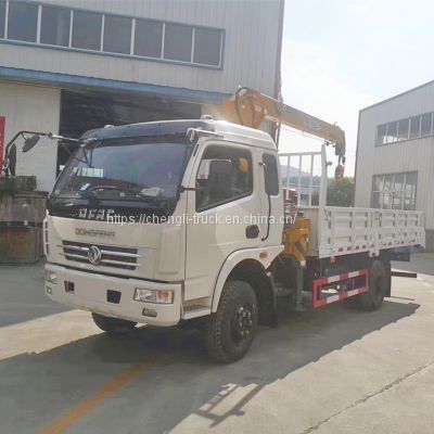 Special discount Dongfeng 4x2 4x4 LHD RHD XCMG 4ton small truck crane