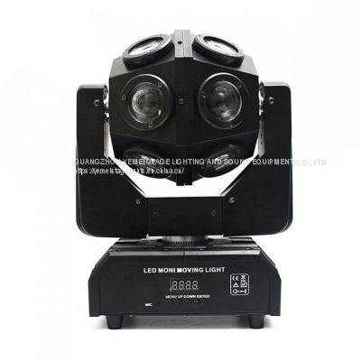 Cheap Price 12pcs 10W RGBW 4in1 LED Football Moving Head for Stage Bar KTV