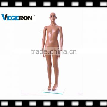 Hot sell full body realistic fiberglass mannequin girl/child/kids