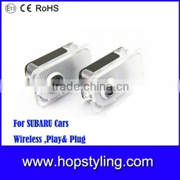 wireless play&plug car door logo welcome light, auto LED light accessory, LED welcome ghost shadow light