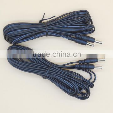 12v dc 5 meter length extension dc cable with 5.5x2.1 plug