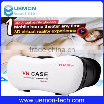 VR Case RK5th Virtual Reality Headset 3D Video Movie Game Glasses For 3.5~6 inch