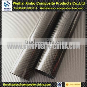 2016 Hot sale high strength good quality carbon fiber tube using for industrial