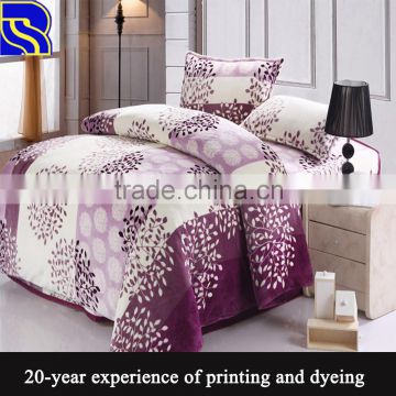 Chinese style microfiber duvet cover bedding set