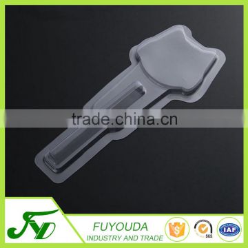 Transparent disposable plastic green environment tool slide blister packaging