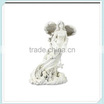 Artificial hand made resin garden decorative angels