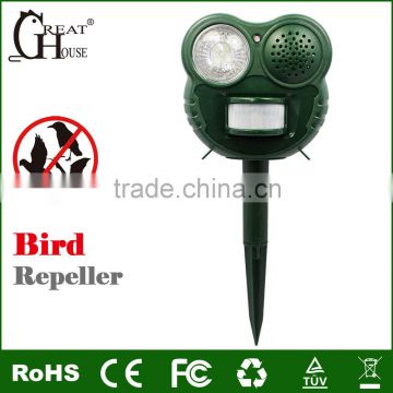 GH-503 New products pest control cheaper pest repellent sound bird problem solar bird scare pest control