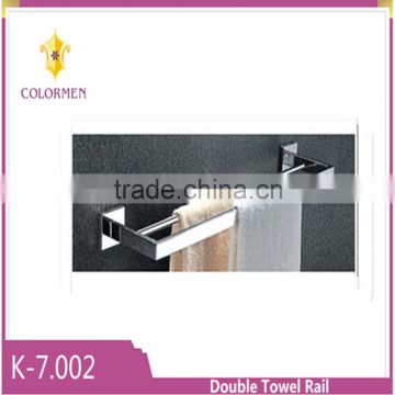 High quality stainless steel double towel bar, towel rail