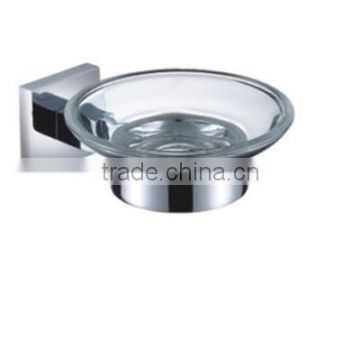 New arrival Bathroom Accessories Hotel Style Brass Chrome Finish Soap Dish Holder
